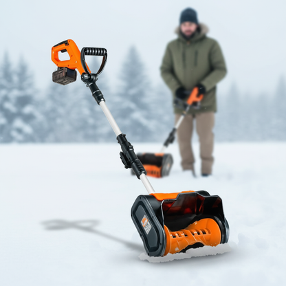 Effortless Snow Removal with the SuperHandy Electric Snow Thrower - 20V Battery & 10-Inch Clearing Width