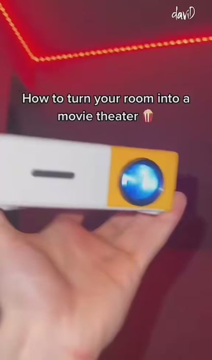 Portable 1080P HD Mini Projector